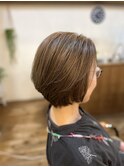 大人のショートボブ