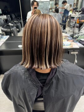 アイズ 本厚木(AIZU) アンブレラカラー　ミルクティーベージュ