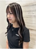 【シールエクステ】エクステハイライト