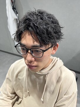 スウェル 柏店(Swell) #ベリーショート#ダークアッシュ#ニュアンスパーマ#韓国マッシュ