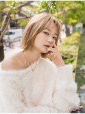 【ナチュラル質感♪】肩上ボブ