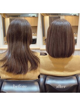 リアン 桂2号店(Lien) 『髪質改善』ストレートエステ（縮毛矯正）（リタッチ可）
