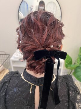 ヘアメイクアンドセットサロン リッコ(Hair make&set salon Ricco) 大人可愛い王道シニヨン