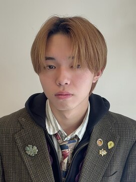 ビューエヒメ(VIEW EHIME) 韓国風センターパートシースルーバングメンズ透明感カラー