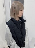 white milk tea ベージュ