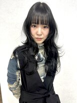 ツキ 横浜店(tuki)&nbsp;ロングレイヤーカットブルーブラック