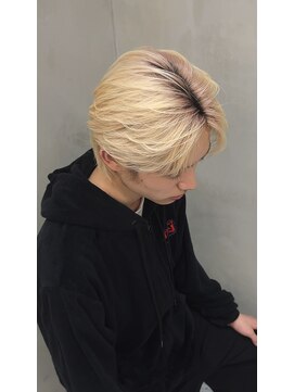 メンズペレ 渋谷(MEN'S PELE) ブルーブラック/スペインカール/スパイキーショート/渋谷