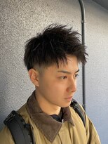 クオルヴィラ 立川北口(QOL villa)&nbsp;アップバングショート刈り上げスパイキー無造作ピンパーマ