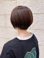 ハピネス 河原町店(Happiness)&nbsp;ショート　ブラウンカラー　京都美容室　進詩織