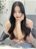 ミニウルフレイヤーカット顔周りカット前髪カット韓国ロング池袋