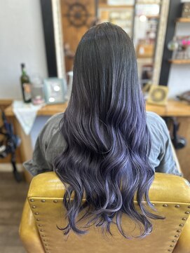 トルチェ(toRtue) ブラック×パープルグラデーション