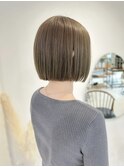 【amoretto_ yu-ka.】フォギーベージュ/ボブカット