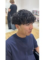 サラ ビューティ サイト 春日(SARA Beauty sight)&nbsp;【松尾が作る】【福岡春日】【メンズ】波巻きスパイラル