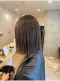 切りっぱなしボブ
