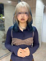 ムーン バイ ケンジ(moon by KENJE)&nbsp;asuna/個性派ブルーデザインカラー