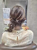 リップル(Ripple)&nbsp;【海浜幕張 Ripple】フェミニン風×ワンサイド四つ編み