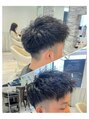 アグ ヘアー ケイブ かほく店(Agu hair cave)&nbsp;ツイスト×ジェットモヒカン！メンズカット好きです◎