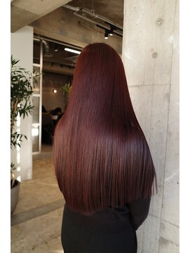 ピーロ(piilo) ボルドー/ワインレッド／チェリーレッド/ブリーチ無しカラー