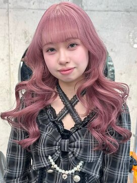 リル ラウム 原宿(LiL Raum) ラベンダーピンクカラー/ケアブリーチ/原宿/レイヤーカット