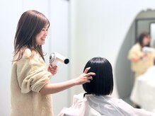 【お仕上げとアフターカウンセリング】仕上がりをご確認いただき、改善に向けた具体的なプランをご提案。