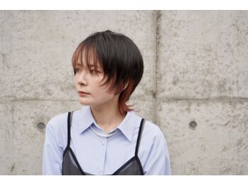 エイル(aell)の写真/ダブルカラーやハイライトなどのデザインカラーもお任せ下さい♪今までにない透明感のある仕上がりに。