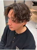 波巻きパーマ