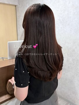 ミニム ヘアー(minim hair) 【minin×たかはし】時短！5分で巻けるレイヤーカット
