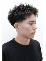 ルックグッドストア(LOOK GOOD STORE) テーパーフェードスパイキーショート短髪バーバースキンフェード