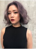 パールピンクラベンダーボブ