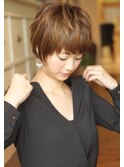 毛束感・立体感のあるショートヘアスタイル☆