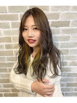 サイン ハニー(Sign honey) 【SIGN】イヤリングcolor × yellow ☆