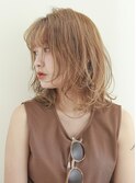 ハイトーンゆるふわレイヤー/レイヤーミディアム/レイヤーカット