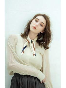 ロンド ストラーダ 心斎橋(Lond strada) 【津賀　涼】ショートグレージュカラーボブウルフココアベージュ