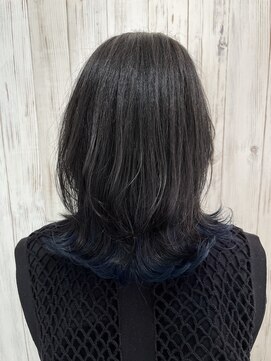 ヘブンリー(heavenly) #ダークアッシュ#ネビージュ#ネイビー#ブルーブラック