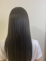 エヌプラス(N+)&nbsp;黒髪グラデヘアーオリーブグレー小顔に見せるヘアココアベージュ