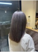 透明感グレージュ