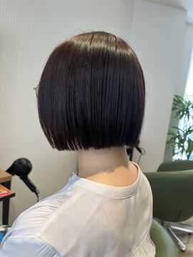 ヘアースパリゾート リアン 燕三条店(Lien) ミニボブ ピンクラベンダー