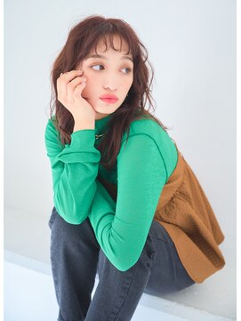 フルールバイリトル 新宿(FLEUR by little) ベビーバングウルフパーマ