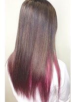 トリニティ(trinity)&nbsp;インナーカラーイヤリングカラーピンク【豊見城・南風原・糸満】