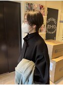 【恵比寿ro-ro】シナモングレージュ×ショート