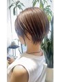 ハナサカヤヘアーサロン(hanasakaya hair salon) くびれが美しい襟足長めのショート