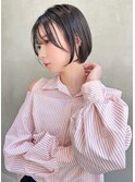 Aimee 町田　シースルーバング×ショートボブ