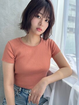 ソヨン 加古川店(SOYON) パツっとミディアム シースルーバング