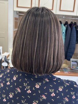 ネオリーブウリ 二子玉川店(Neolive uri) 大人ガーリーチョコレートモード プリカール韓国ボブ