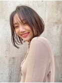 Aimee 町田　ワンレングスカット×シアーベージュ