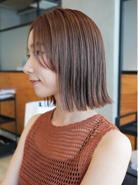 ノベルデイズ(NOVEL-DAYS) 切りっぱなしボブミニボブ前下がりボブラインボブ小顔ボブボブ