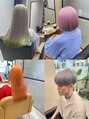 ゼットサロン(Z SALON)&nbsp;カラフルなハイトーンお任せ下さい【ブリーチ/ダブルカラー】