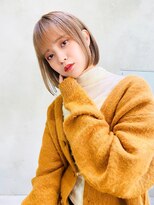 メーヴェ(Mowen)&nbsp;mowen 南堀江　切りっぱなし×ウォームブラウン×骨格矯正