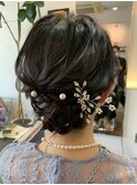 およばれヘアアレンジ