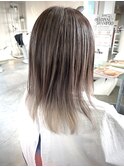 グレー系バレイヤージュ
